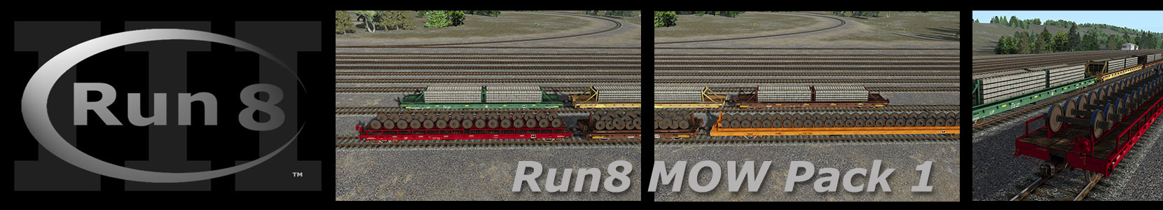 Run8 Train Simulator MOW Pack 1