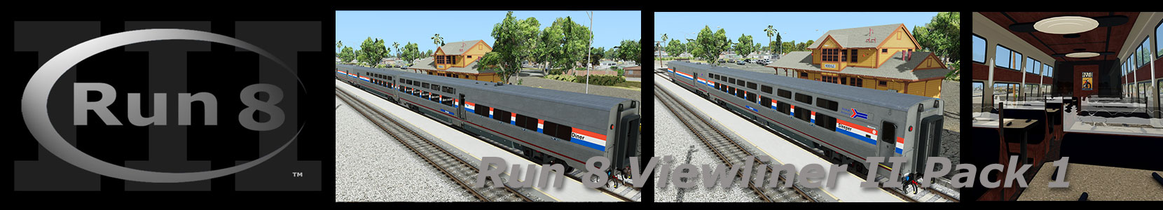 Run8 Train Simulator Amfleet II Pack 1